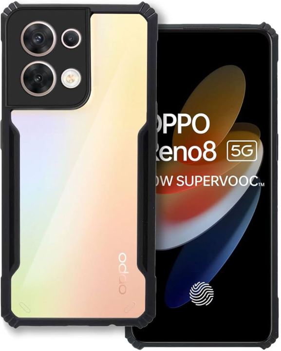 For%20Oppo%20Reno%208%205G%20Protective%20Black%20Border%20Crystal%20Clear%20Xundd%20Mobile%20Back%20Case%20Cover%20-%20Image%205