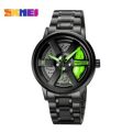 SKMEI 1787 rotation wheel stainless steel clock for men - Elegant and Refined - Modern Vibe - Express Style. 