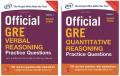 Official GRE verbal Reasoning Practice questions + Official GRE Quantitative Reasoning Practice questions. 
