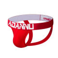 (1 Pieces) Print Cotton Men Underwear thongs Mens Jockstrap High Quality Thongs And G strings  Quick Dry LOGO Innerwear AD131. 