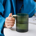 Toothbrushing Cup Household Plastic Toothbrush Cup with Handle Couple Wash Cup Toothbrush Cup Travel Portable Mouthwash Cups. 