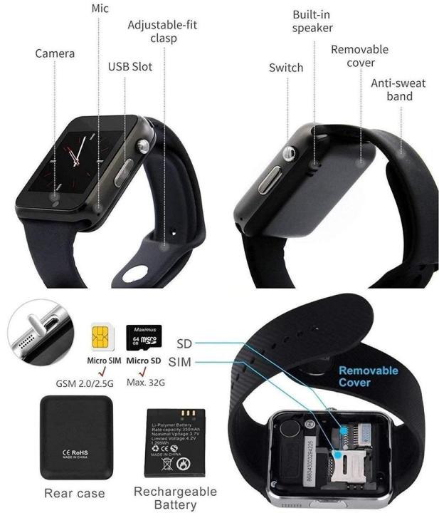 A1%20Smart%20Watch%20Bluetooth%20Camera%20For%20Android%20IOS%20Phones%20-%20Image%208