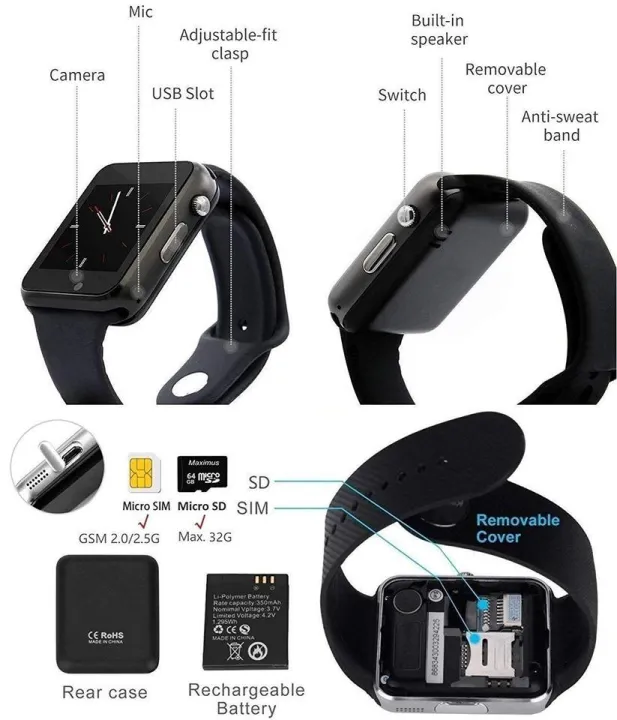 A1%20Smart%20Watch%20Bluetooth%20Camera%20For%20Android%20IOS%20Phones%20-%20Image%208