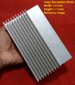 Long 4.25 Inch REDOUBLE Side Finned Aluminum Heatsink 4.25 Inch Aluminium Heatsink Cooling Radiator 4.25×3.5×1.1 Inch Aluminium Heat Sink Tools Sets Silver Tone Aluminum Heat Sink For Inverter Transistor IC 4.25 Inch Heatsink. 