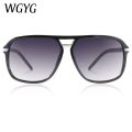 WGYG 2021 Fashion Men Cool Square Style Gradient Sunglasses Driving Vintage Brand Design Cheap Sun Glasses Oculos De Sol. 