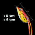 1 pc 6gm, 8gm and 12gm Floating Frog Lure bait fishing gear fishing frog Borsi.
