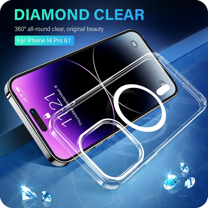 IPhone%20Clear%20Magsafe%20Case%2016,15%2014/14plus/14%20Pro/14%20Pro%20MAX/13/13Pro/13%20MAX/13%20MINI/12/12%20Pro/12Mini/12%20Pro%20all%20series%20for%20Apple%20Anti%20Yellow%20Magsafe%20Magnetic%20Clear%20Case%20for%20iPhone%20-%20Image%204