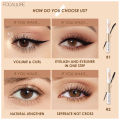 FOCALLURE Waterproof 2 In 1 Black Mascara Eyeliner 3D Fiber Natural Eyelash Growth Enhancer Lengthening Thicker Eye Lash Primer.
