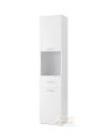 Multipurpose Use Storage Cabinet for Living Room, Office, Kitchen, 72x16"Floor Cabinet with Door, Freestanding Cabinet 6 Tier Display Shelf.