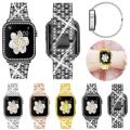 New- xDfind Bling Diamond Jewelry Metal Watch Band with Case For Apple Watch Series 38mm.