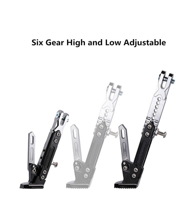 Motorcycle%20Kickstand%20CNC%20Aluminium%20Alloy%20Adjustable%20Tripod%20Kickstand%20Foot%20Side%20Support%20Stand%20for%20Universal%20Motorcycle%20-%20Image%203