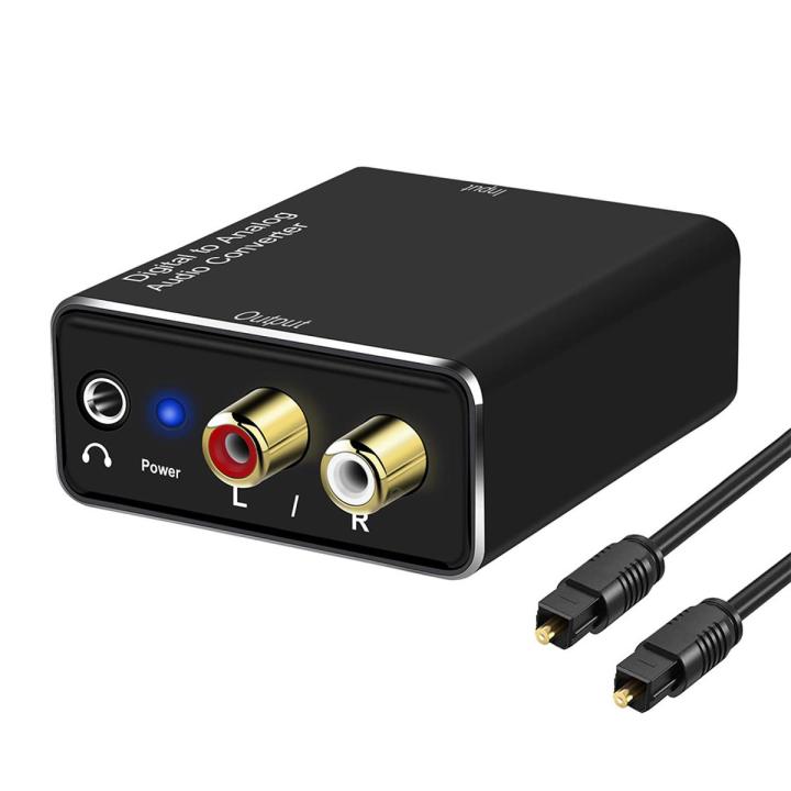 Digital to Analog Audio Converter-1 * Digital to Analog Audio Converter
1 * Optical Cable
1 * USB Power Cable-black