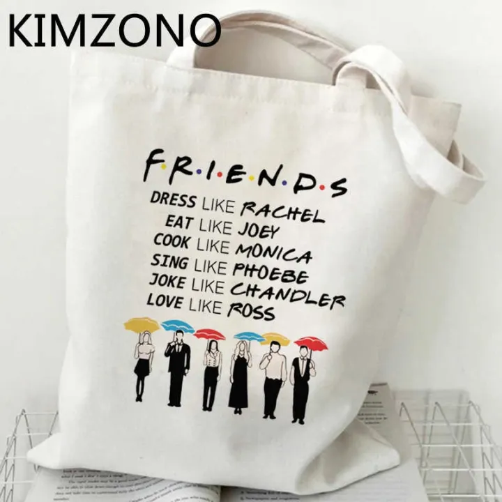 Friends%20Tv%20Show%20shopping%20bag%20bolsa%20recycle%20bag%20shopper%20shopping%20bag%20jute%20string%20sacolas%20-%20Image%203
