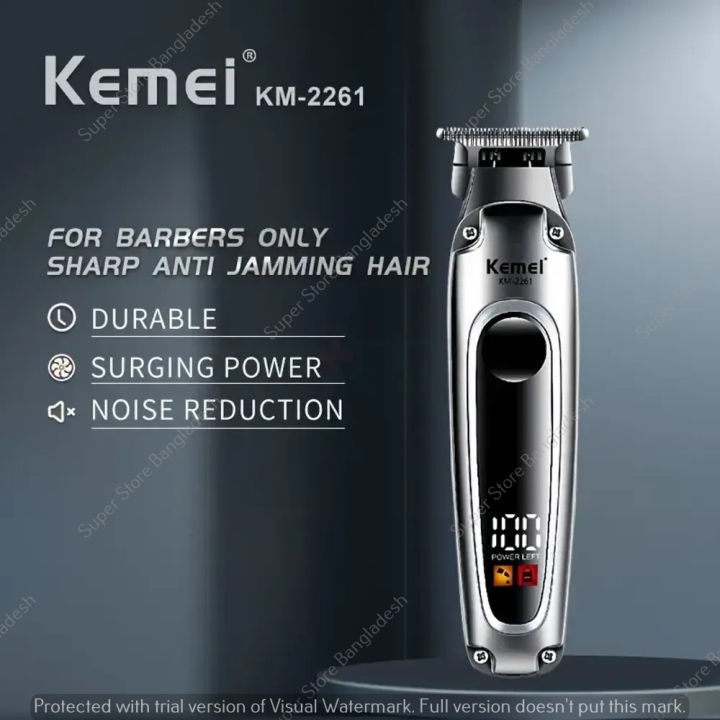KEMEI%20KM-2261%20Hair%20Beard%20Shaver%20High%20Quality%20Professional%20Men's%20Trimmer%20-%20Image%204