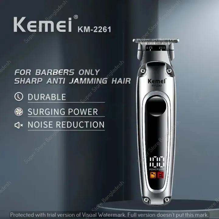 KEMEI%20KM-2261%20Hair%20Beard%20Shaver%20High%20Quality%20Professional%20Men's%20Trimmer%20-%20Image%204