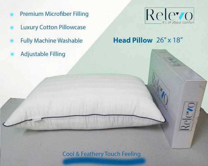 Relevo%20Premium%20Quality%20Pillow%20Measuring%2026X18%20Inches%20-%20Combining%20Comfort%20And%20Style%20For%20Good%20Night's%20Sleep%20-%20Image%206