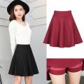 Shorts Skirts Womens Summer Fashion School Korean Style Red Black Mini Aesthetic Pleated High Waist Skirt Female. 