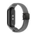 Watch Strap For Xiaomi Mi Band 8 9 10 Elastic Nylon solo Loop Adjustable Watch Band Magnetic Buckle Belt for MI bend 8 9 10 শুধু ঘড়ির বেল্ট ঘড়ি না.