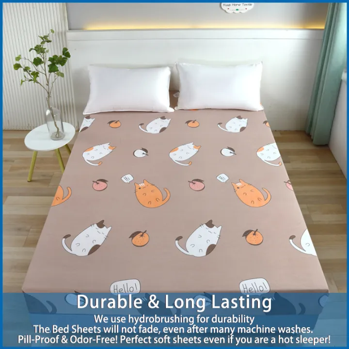 Cartoon%20Bedspread%20Polyester%20Mattress%20Cover%20All-around%20Elastic%20Band%20Bed%20Sheet(No%20pillowcase)%20King%20Full%20Size%20Home%20Decoration%20-%20Image%204