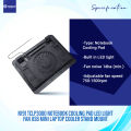 Laptop Cooler N191 TCLP3000 Notebook Cooling Pad LED Light Fan USB Mini Laptop Cooler Stand Mount.
