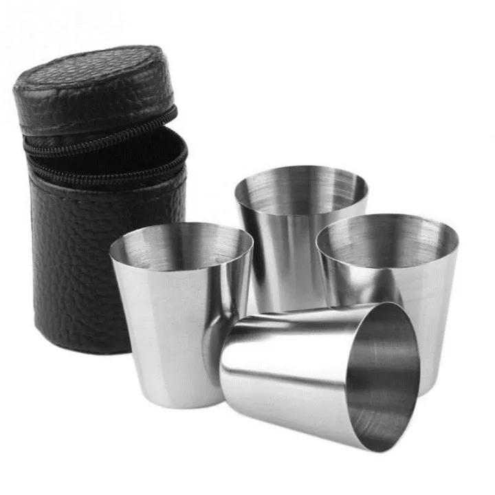 4%20Pcs%20%20Polished%2070ML%20Mini%20Stainless%20Steel%20SGlass%20Cup%20Drinking%20Glasses%20With%20Leather%20Cover%20Bag%20%20Portable%20Set%20-%20Image%206