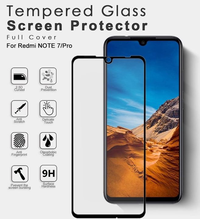For%20Xiaomi%20Redmi%20Note%207%20Pro%20Tempered%20Glass%20Screen%20Protector%206D/11D/13D/21D%20-%20Transparent%20-%20Image%204