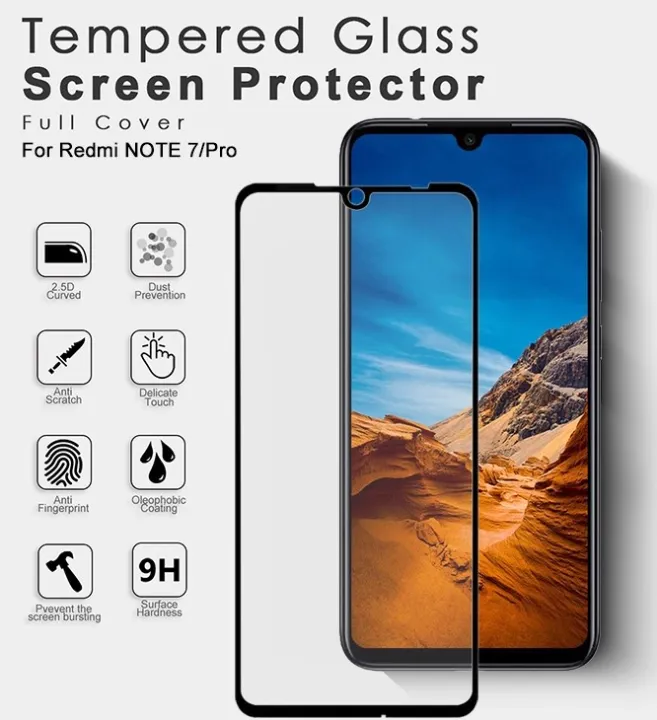 For%20Xiaomi%20Redmi%20Note%207%20Pro%20Tempered%20Glass%20Screen%20Protector%206D/11D/13D/21D%20-%20Transparent%20-%20Image%204