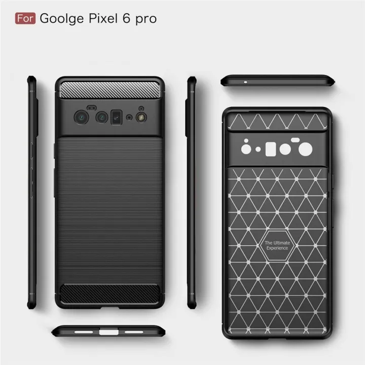 Carbon%20Fiber%20Case%20For%20Google%20Pixel%206%20Pro%20Luxury%20Stylish%20Rubber%20Silicone%20Armor%20Designed%20Shockproof%20Flexible%20Camera%20Bumper%20Protective%20TPU%20Back%20Cover%20-%20Camera%20-%20Phone%20-%20Image%206