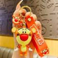 YAOO Funny Cute Tiger Year Cartoon Girls Boys Kids Tiger Key Chains Bag Pendant Decoration Chinese Style Key Ring Car Key Accessories. 