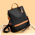 Women Large Capacity Outdoor Tote Bag ( Orange/ black).