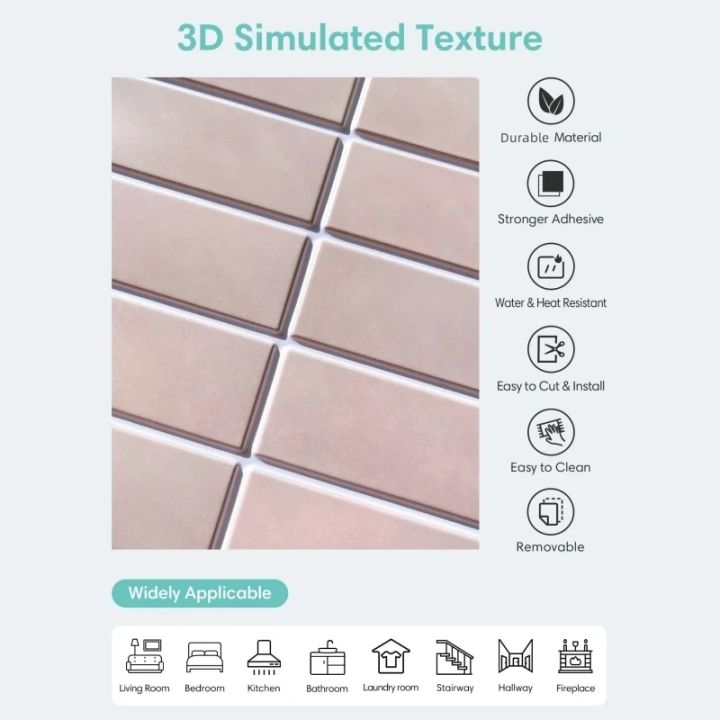 3D%20Peel%20and%20Stick%20Pink%20Tile%20Kitchen%20Splash%20Back%20Tile%20Sticker%203D%20Wall%20Sticker%20Self-adhesive%20Wall%20Panel%20Waterproof%20-%20Image%203