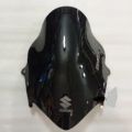 Motorcycle Windshield Windscreen Compatible for Gixxer SF New Model (Black). 
