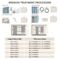 Solid Brown Curtains for Living Room Bedroom Window Curtain for Hall Door Tende Blinds Drapes Elegant Cortinas Ins Rideaux Panel.