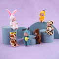 Cute Animal Baby Doll 3.5inch Deer/Bee/Bear Sleep Baby Simulated Reborn Doll Toy Eatop.