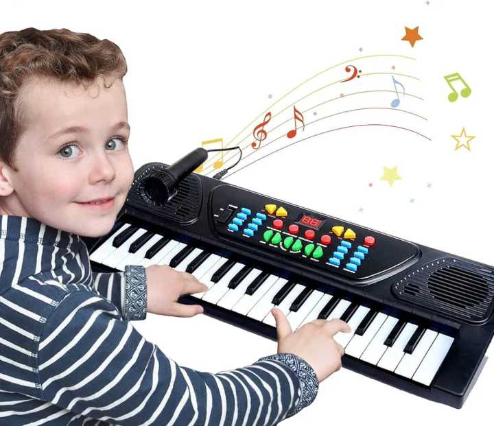 TLQ China 37 keys Electronic Musical Keyboard Piano with Microphone