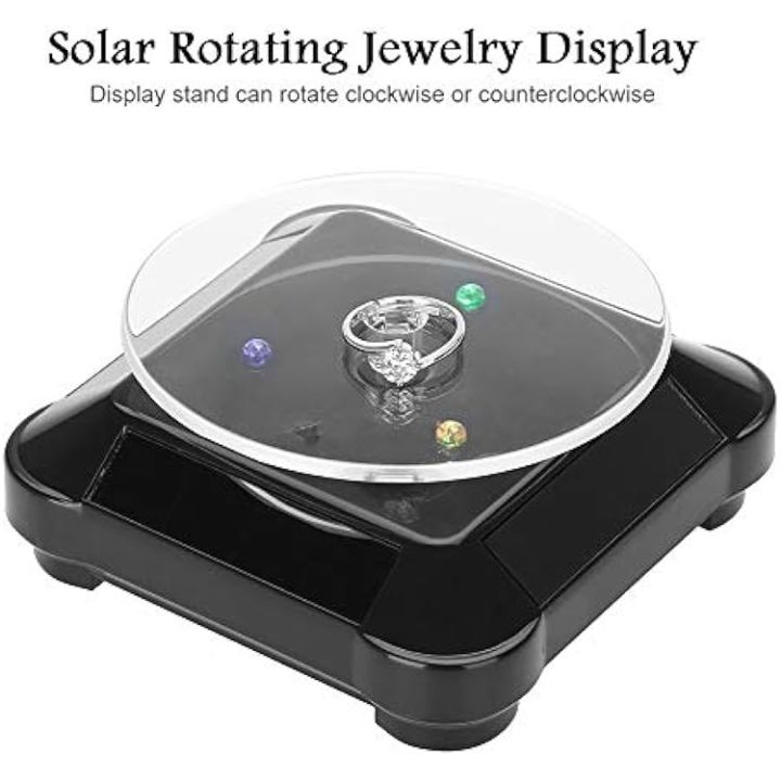 1Pcs%20360%20Rotating%20Degree%20Solar%20Showcase%20Turntable%20Rotating%20Display%20Stand%20-%20Image%202
