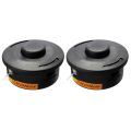 2X Auto Cut 25-2 Nylon Line Bump Feed Head for Brushcutter STIHL Trimmer Black FS120 250. 