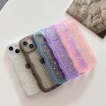 Wave Shape Drip Glue Star Pattern Phone Case For iPhone 14 13 11 12 Pro Max X XR XS Max 7 8 Plus Transparent TPU Soft Cover. 