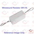 5Pcs Wirewound 5W 120 Ohm Ceramic Cement High Power Wirewound Resistor 120 Ohm 5 Watt Wire Wound Axial Lead Fixed Cement Resistor 5% Tolerance. 