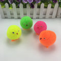 【Trick or Treat Alliance Mall】Cute Chickens Squidgy LED Ball Squeeze Relieve Kids Toy. 