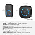 Wireless Doorbell Intelligent Welcome Door Bell 300M/984 FT Remote 60 Songs Melodies Home Smart Doorbell US EU Plug Optional.