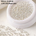 0.4mm-1.5mm 3D Steel Tiny Nail Art Decoration Gold Silver Steel Ball Nail Art Caviar Beads Nails Beads DIY Jewelry Accessories. 