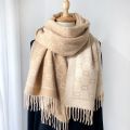 Autumn/Winter 2021 imitation cashmere warm jacquard short beard tassel scarf ladies geometric air conditioned shawl versatile scarf. 