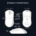 Motospeed Darmoshark M3 4KHz Wireless Bluetooth ESports Gaming Mouse 26K DPI PAM3395 Optical Sensor Nordic 52840 For PC Laptop.