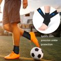 1PCS Sports Ankle Brace Football Ankle Protector Compression Nylon Strap Belt Black Elastic Bandage Sport Gym Anklet Support. 