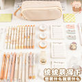 Transparent Pencil Case Large Capacity Pencil Case Japanese Style ins Feng for Girls Primary School Students Simple Pencil Case Junior High School Students. 