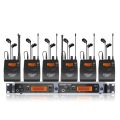 ERZHEN in-ear monitor wireless system EM2050 multi transmitter wireless in ear monitor Professional for stage performances. 
