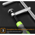 1 PCS Guide Rail Woodworking Fixture 200mm with Screw Operating Arm, Suitable for Woodworking Rail Saw Guide Rail.