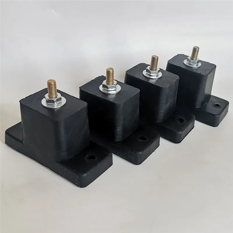 4-Pack Rubber Vibration Isolator Mounts | Air Conditioner Bracket For Mini  Split Outdoor Units |