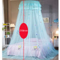 Dome hanging mosquito net Easy to Install Girls Room Decor Dome Bed Netting Canopy Lace Bed Canopy 4 Colors.